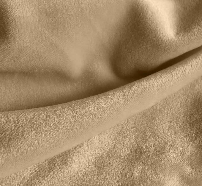 Dik Velours Stoelhoes - Beige/Camel - Comfort & Stijl