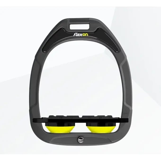 Plat Grip Antraciet/Zwart/Geel Flex-On Green Composite