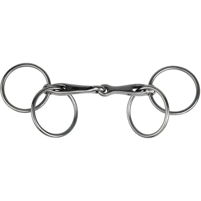 3 of 4 rings bit voor paarden Metalab Scourier