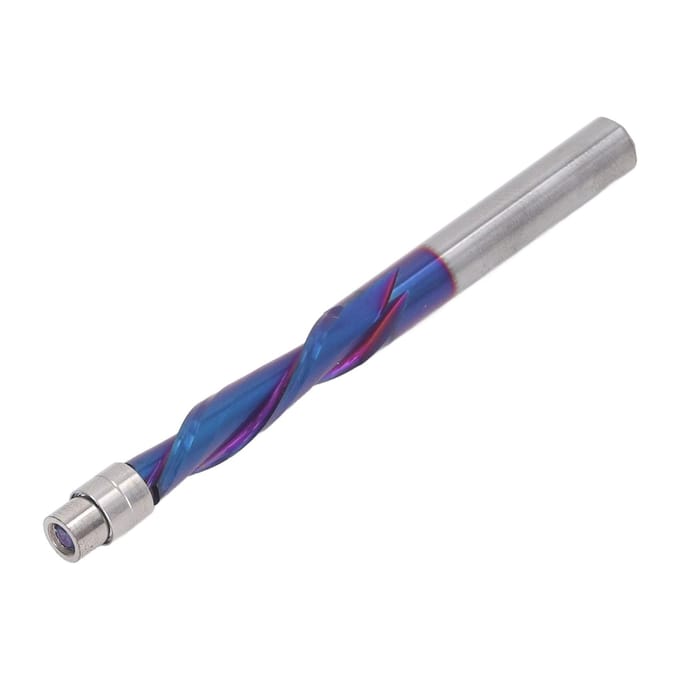 Flush Trim Bit Bovenfrees CNC Spiraalfrees Router 14 Schacht Massief Hardmetaal met Lager