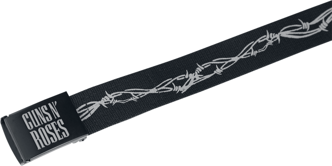 Guns N' Roses Logo Unisex Riem - zwart - Standard