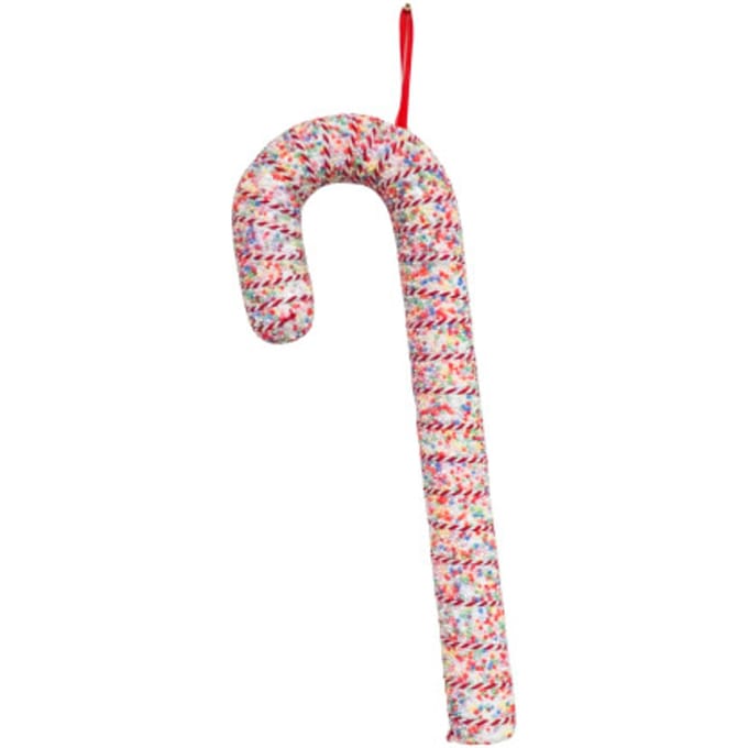House Vitamin Christmas decoration candy cane foam white /discoball dip 52cm