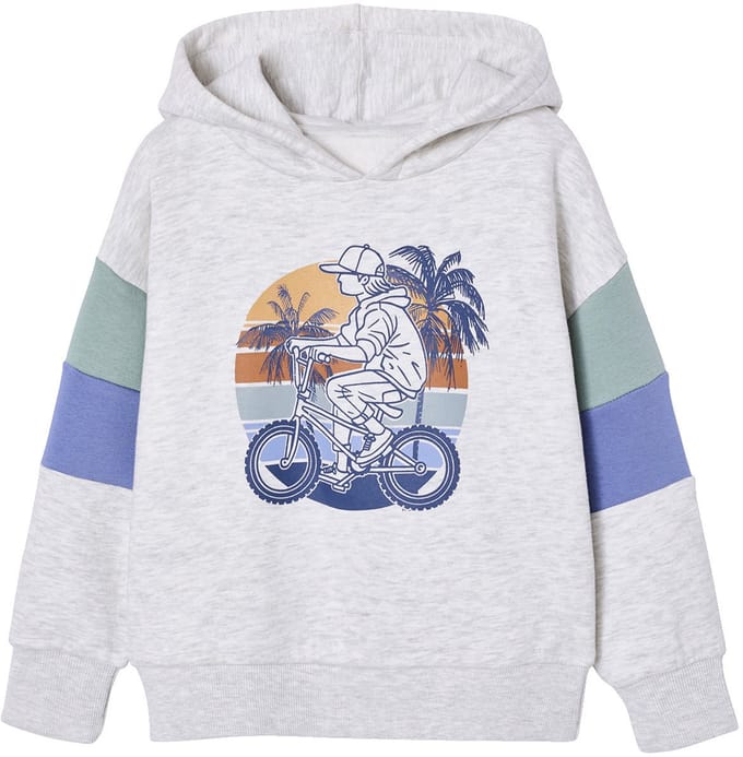 Vertbaudet Sweater met capuchon met print