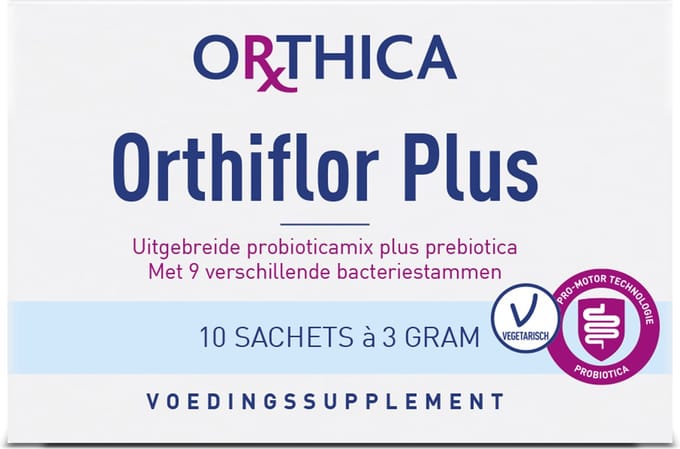 Orthica Orthiflor Plus - mix van biotica met FOS - 10 sachets