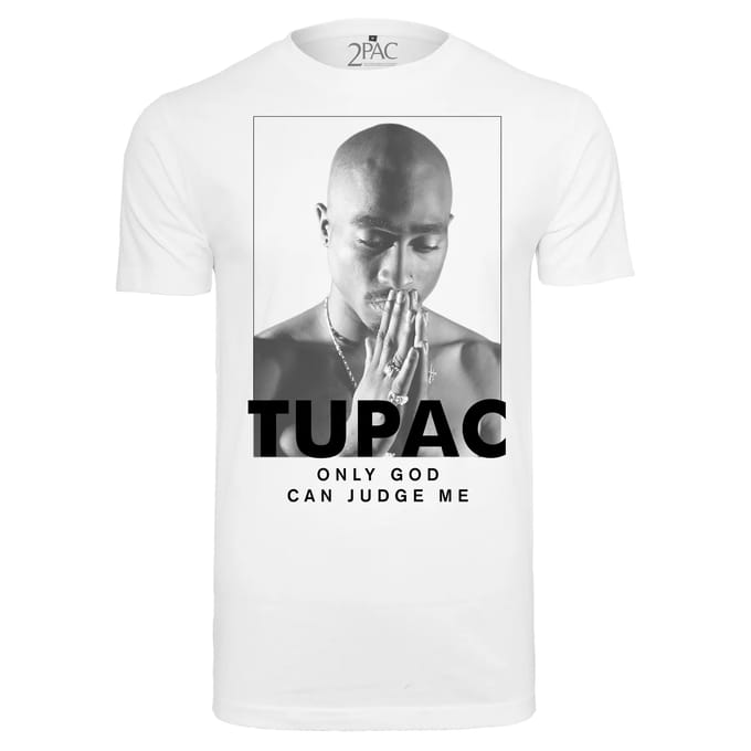 Mister Tee Tupac - 2Pac Prayer Heren Tshirt - L - Wit