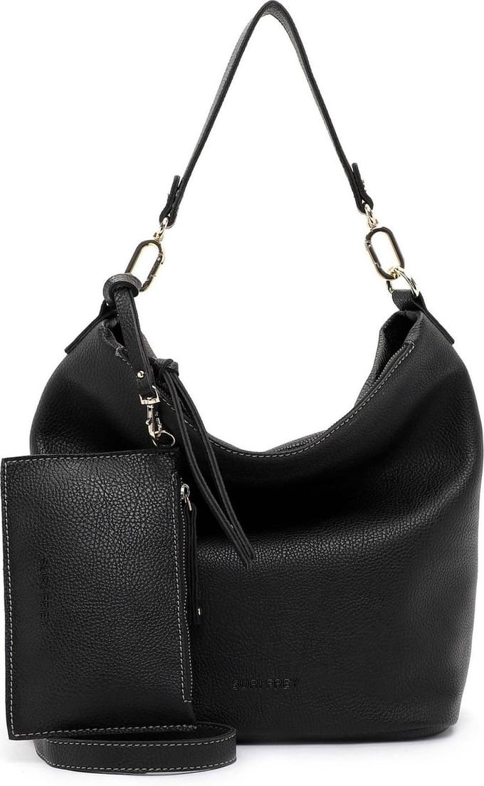 SURI FREY Schoudertas Orry Hobo Bag Black Zwart