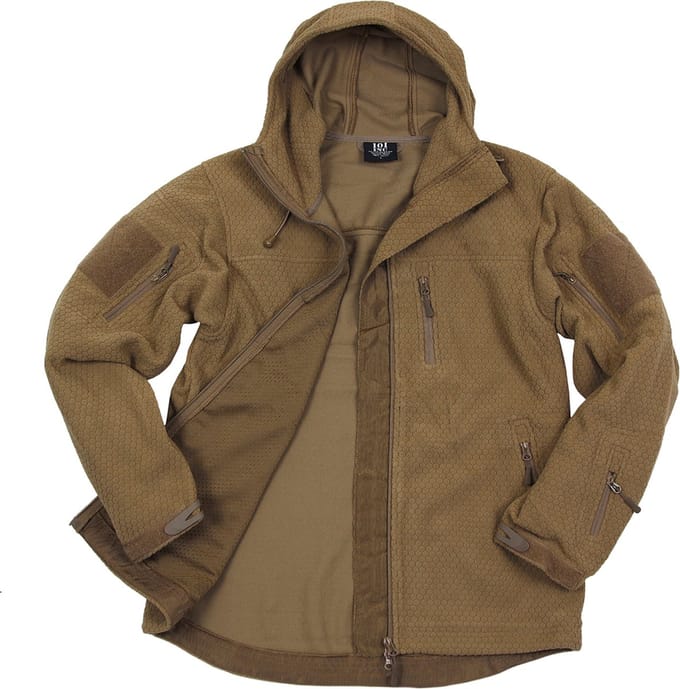 101 INC - Hexagon fleece vest (kleur: Coyote / maat: M)