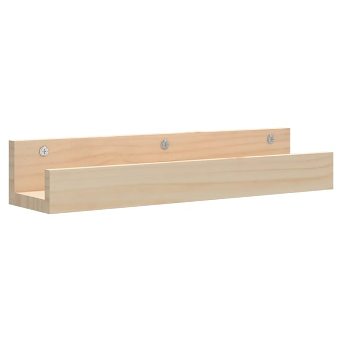 vidaXL - Wandschappen - 2 - st - 50x12x9 - cm - massief - grenenhout