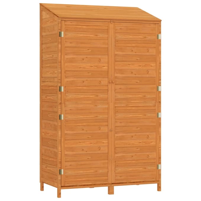 vidaXL - Tuinschuur - 102x52x174,5 - cm - massief - vurenhout - bruin