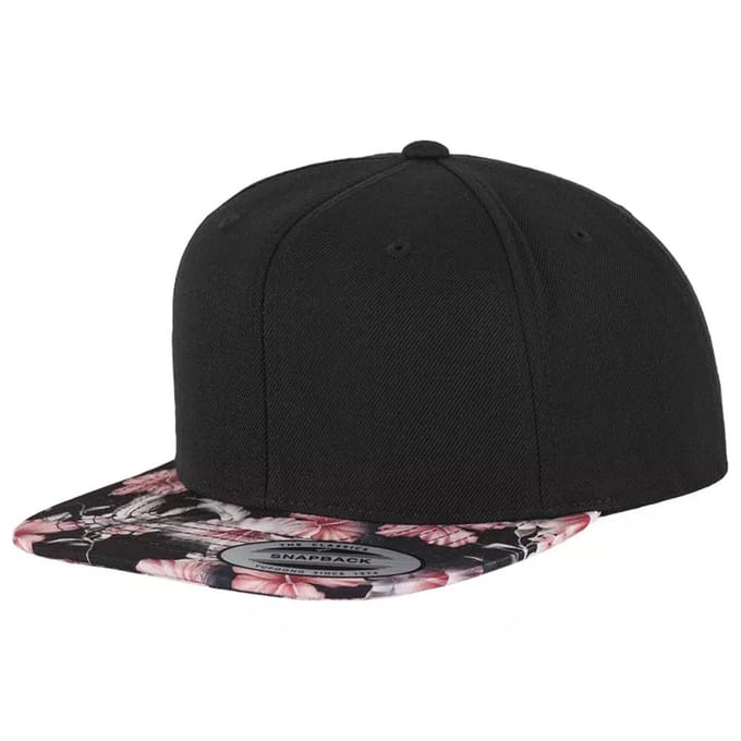 Flexfit Bloemen Snapback Cap (Rood)