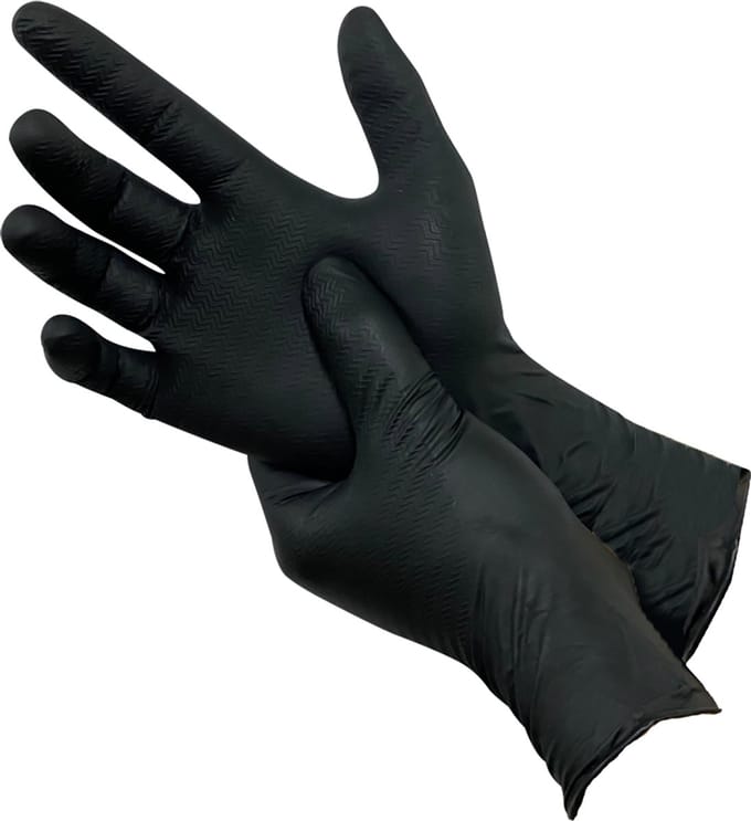 Single Use Nitrile Gripper Black Pro Handschoen - 50 stuks - Maat XL - PSP 55-246