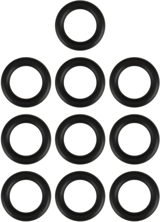 O-ringen - Afdichtringen - Kraan Reparatie - Hittebestendig - 11x2 mm - Zwart
