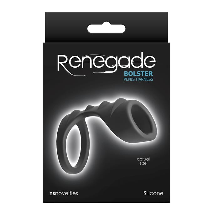 NS Novelties Renegade Bolster Penisring - Zwart