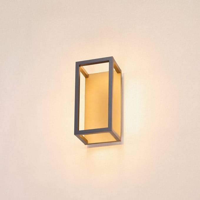 SLV Quadrulo LED indirecte buitenwandlamp antraciet