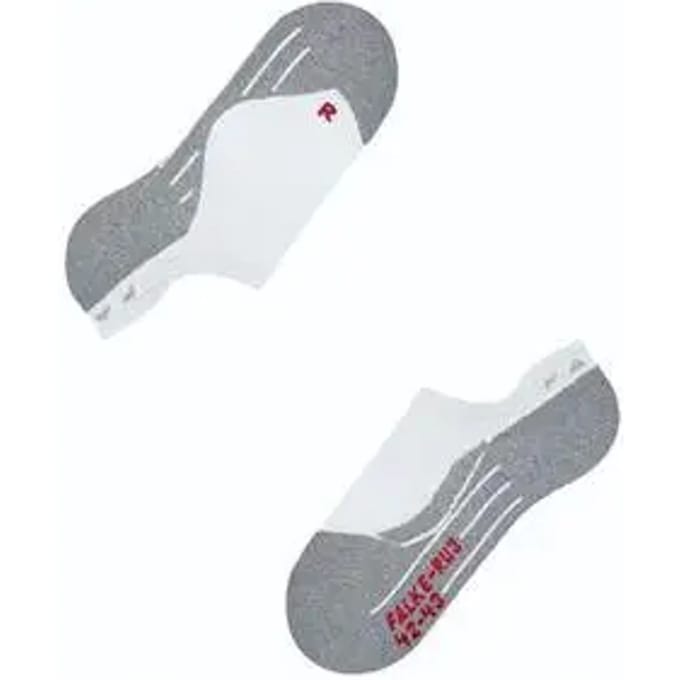FALKE RU3 Comfort Invisible extra sterke padding functioneel materiaal hardloopsokken heren wit - maat 39-41