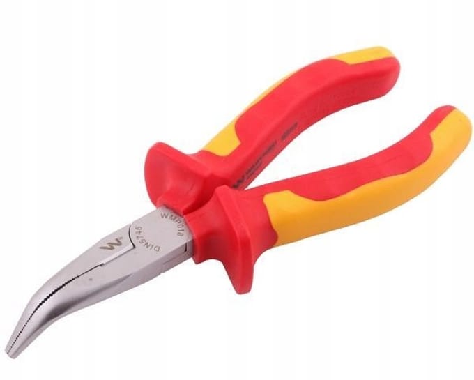 Geïsoleerde gebogen punttang 160 mm VDE Waryński