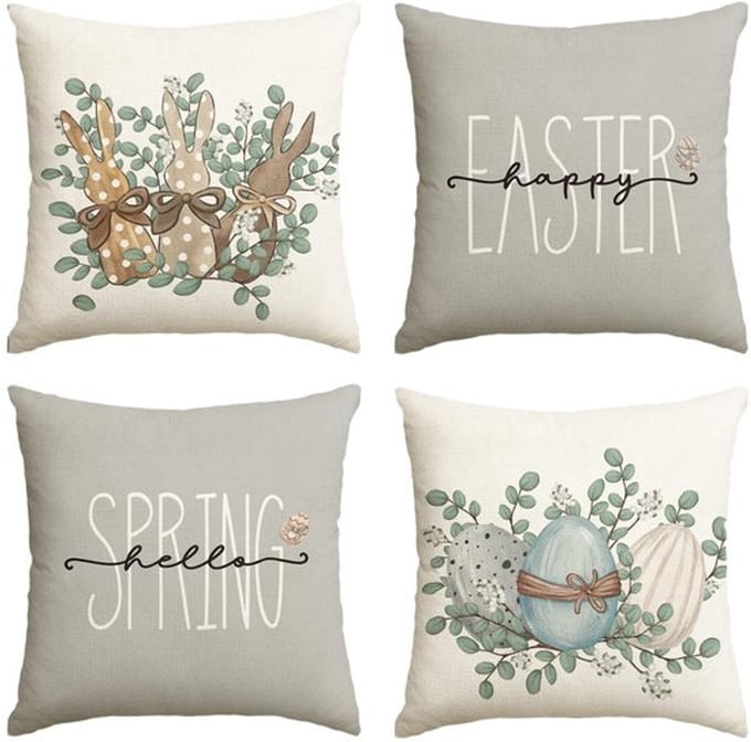 Dailygoody - Decoratieve Kussenslopen Set van 4 - Ultralicht en Warm