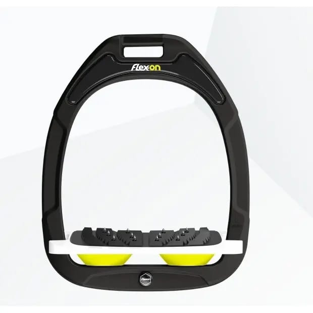 Ingelijnde Ultra Grip Zwart/Wit/Geel Flex-On Green Composite