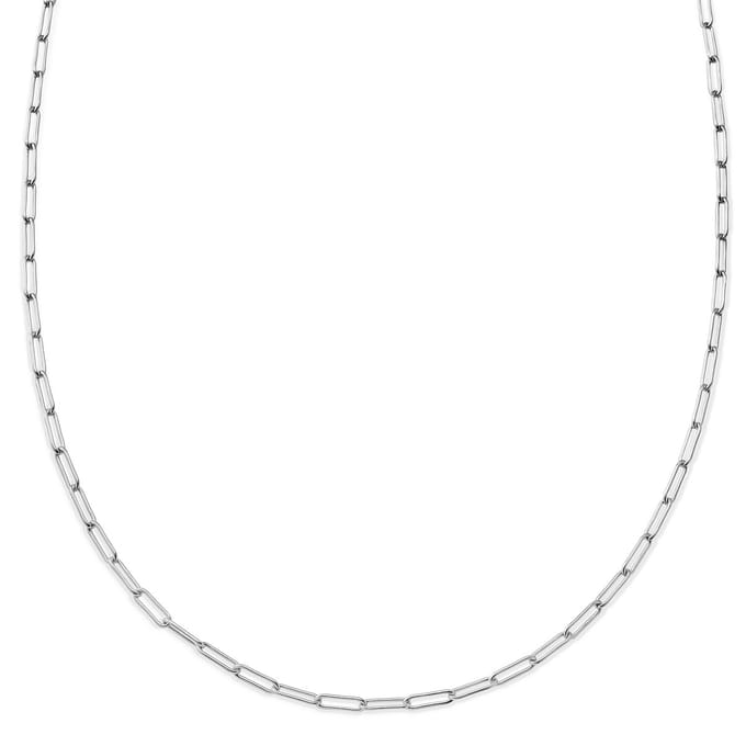 New Classics | 3 mm 925 sterling zilveren paperclip-ketting