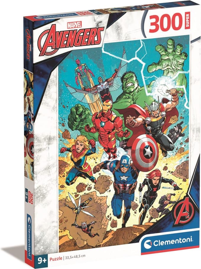 Clementoni - Puzzel - 300 Stukjes - Super Avengers - Puzzel Voor Kinderen - Vanaf 9 Jaar