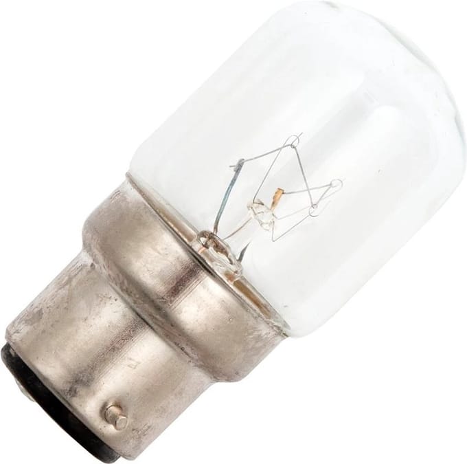 Schiefer Ba22d Buis Gloeilamp | 15W 2700K 110lm 50V | Dimbaar