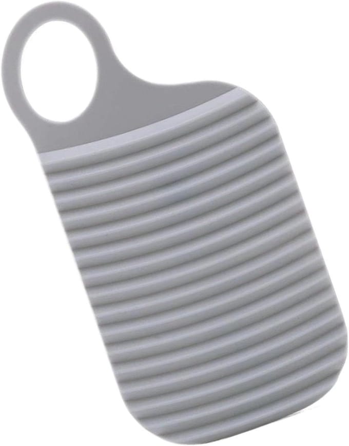 Draagbaar Wasbord - Handwas Plank - Efficiënt Wassen - Antislip Ontwerp - 18.5 cm - Grijs