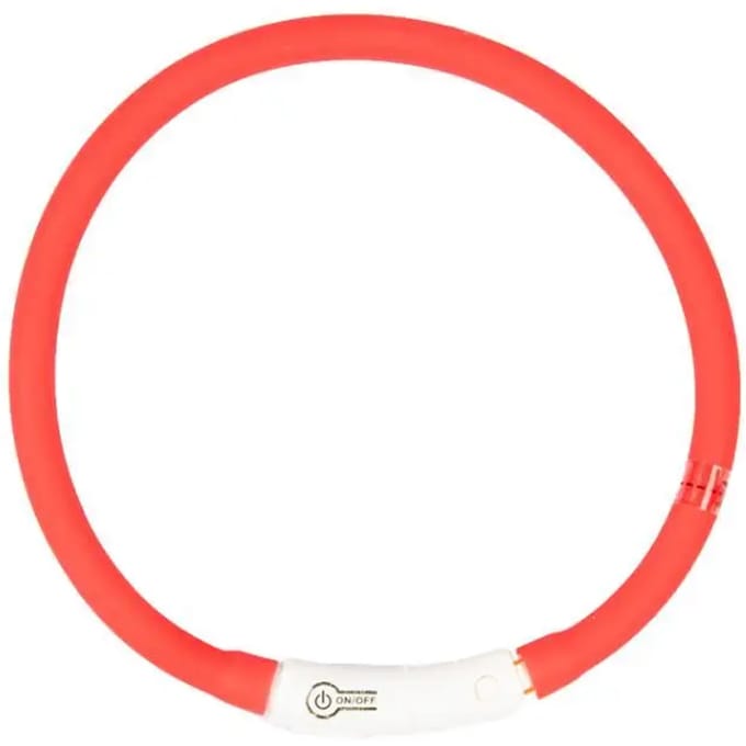 Verlichte hondenhalsband met siliconen usb Duvoplus Flash Ring
