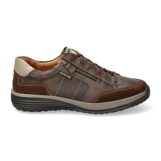 Mephisto Sacco - heren sneaker - Bruin - maat 46.5 (EU) 11.5 (UK)