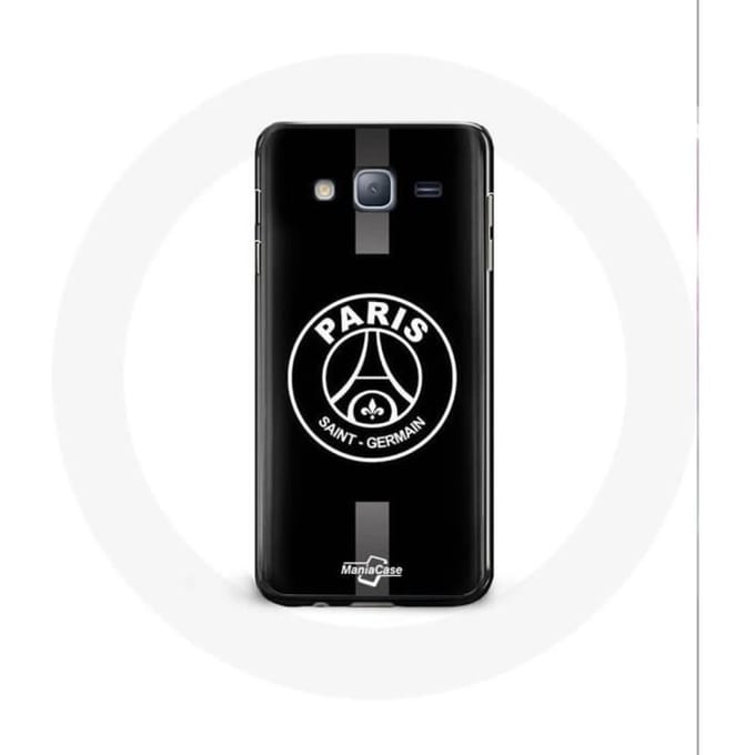 Hoesje - Samsung - Galaxy J3 2016 - Flexibel - Jordan Logo - Grijs en Zwart