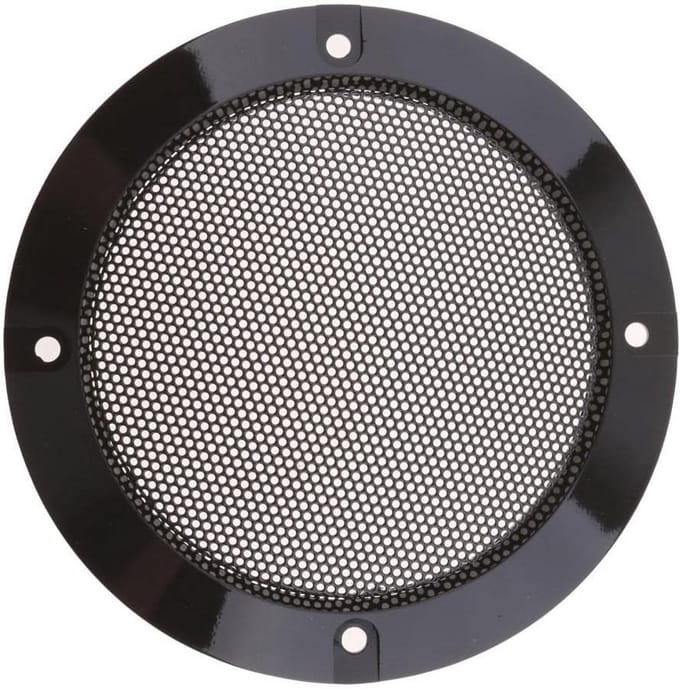 Metalen Grille Decoratieve Cirkel Luidspreker, 4 inch DIY Luidsprekerrooster voor Auto