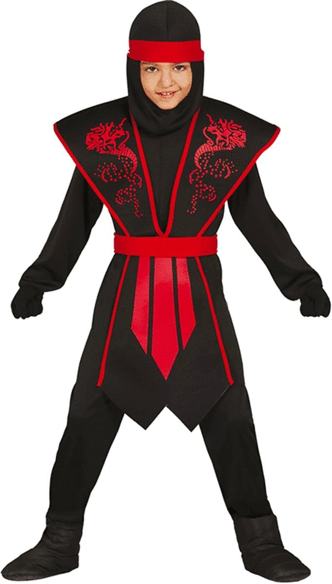 Fiestas Guirca - Shadow Ninja (7-9 jaar) - Carnavalskleding - Carnaval - carnavalskleding 2027 - Carnaval kostuum