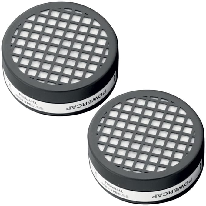 Filterbussen voor JSP PowerCap Active Volgelaatsmasker - 2 stuks