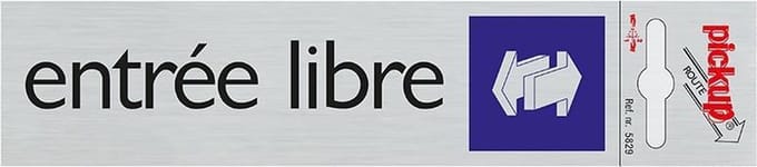 Pickup Route Alulook 165x44 mm - Entree libre