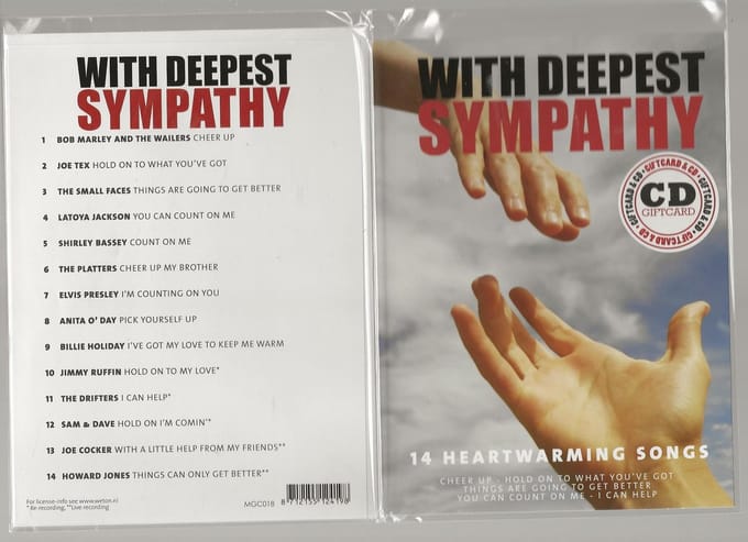 Medeleven wenskaart met volle cd