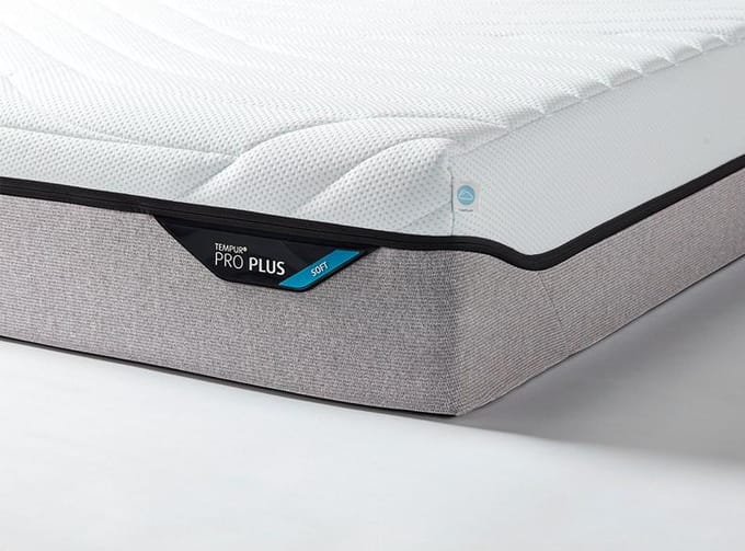 TEMPUR PRO® Plus CoolQuilt Matras - 100 x 200 - 25 cm hoog - Soft
