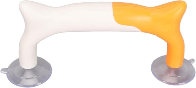 Ergonomische Ruler Handle met Sterke Zuignap voor Naaien, Quilten en Patchwork DIY Tools - Duurzaam en Handig