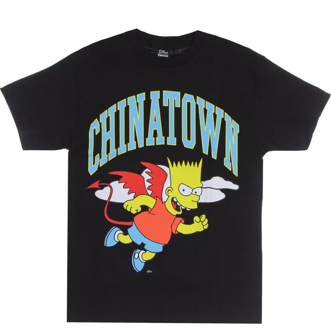 Devil Arc Tee X The Simpsons Zwart Heren T-shirt