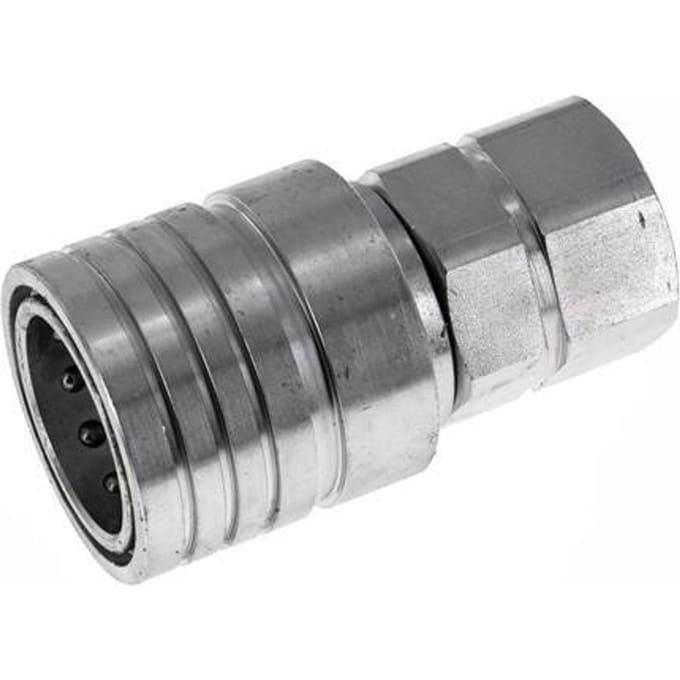 Stalen DN 25 Hydraulische Koppeling Snelkoppeling G 1 inch Binnendraad ISO 7241-1 A D 34.3mm