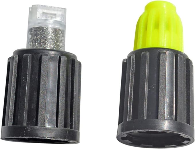 Watersproeier Set - Schuimsproeier Tuinsproeier - Auto Reinigen - Dubbele Mondstukken - 5 x 3 x 3 cm - Grijs