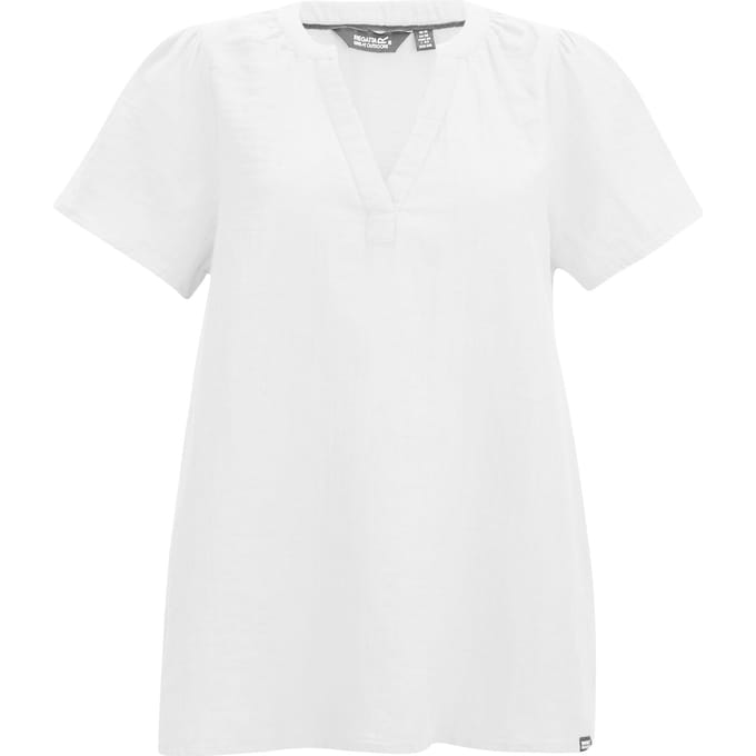 Regatta Dames/Dames Selen Shirt Met Korte Mouwen (Wit)