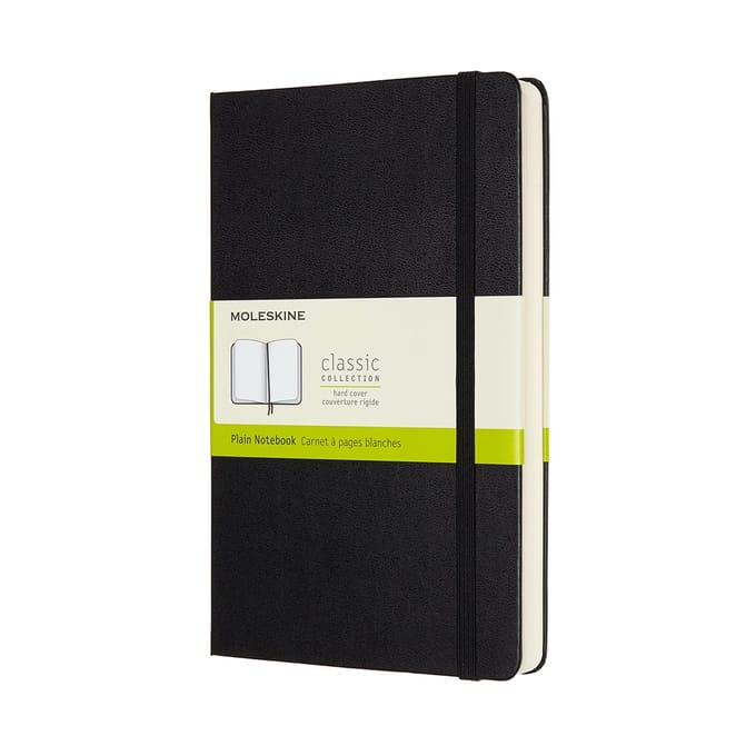 Moleskine Classic Notitieboek - Expanded - Large - Hardcover - Blanco - Zwart