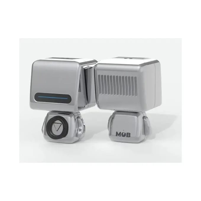 Mobility on Board, Draadloze Bluetooth Luidspreker Robot Model, Zilveren