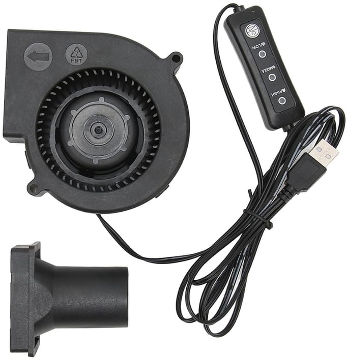 Dailygoods - USB-Ventilator met 3 Snelheden voor Krachtige Koeling