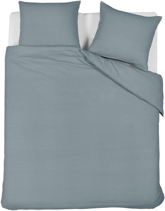 Beddinghouse Summer dekbedovertrek - Effen - Tweepersoons - 200x200/220 - Blue Grey