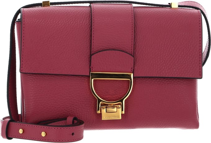 COCCINELLE Leren Schoudertas Arlettis Handbag Rosewood (rood)paars