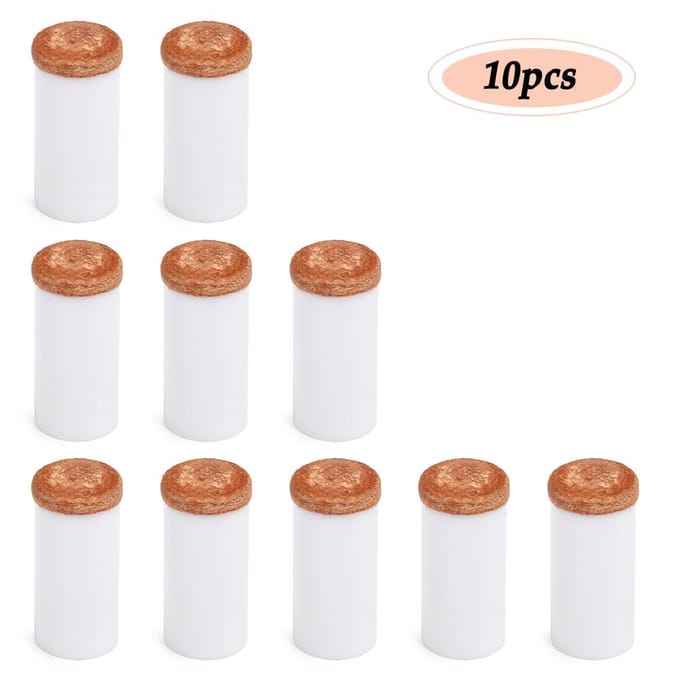 Embouts de queue de billard en plastique dur, 10 pièces, embouts de queue de billard 12MM / 13MM 13mm & 10pcs