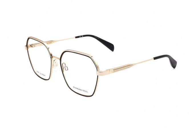Rag & Bone RNB3072/G Gold black 53/16/140 WOMAN Brilmonturen