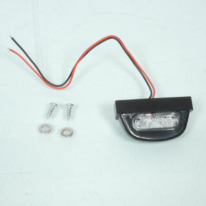 Éclairage de plaque Myra pour moto 4 LED 12V Neuf