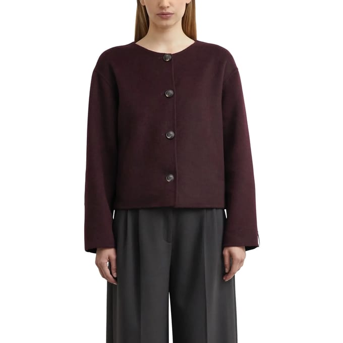 Reversibele Jas met Afneembare Sjaal Dames COMMA