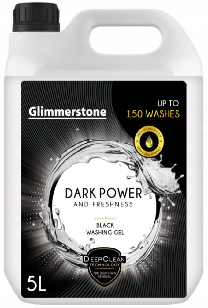 Glimmerstone Serie - Wasmiddel voor Zwart - 5L - 150 Wasbeurten